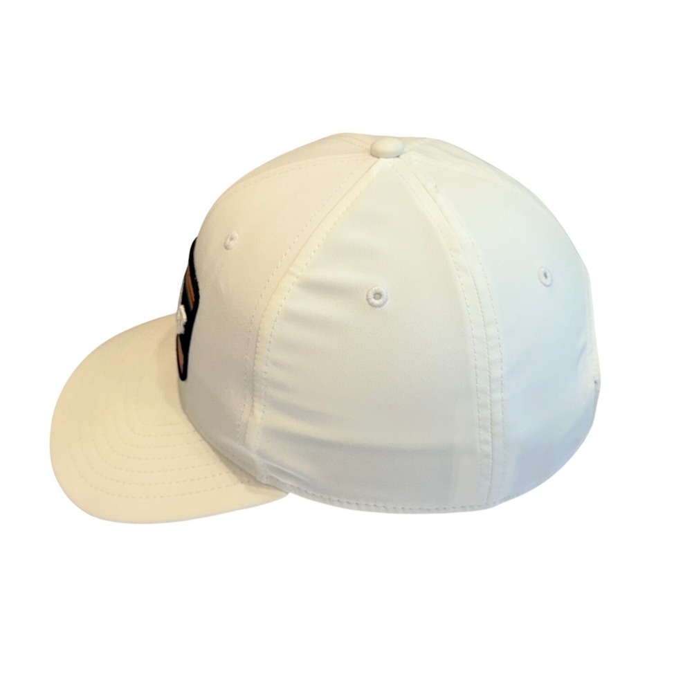 TaylorMade Golf Hat Men's Adjustable Snapback White Performance Patch Cap - Picture 3 of 9